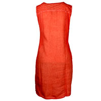 ROBE KOLOMBINE LIN ORANGE - Kalisson