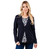 TOP KAMY DARK BLUE LEO - Kalisson