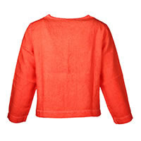 VESTE KOLOMBINE LIN ORANGE - Kalisson