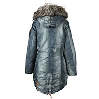MANTEAU DENVER DENIM GREY - Khujo