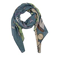 FOULARD TREASURE ISLAND - Kinloch Milano