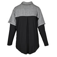 CHEMISE JUICY CHECK GREY BLACK - Kokomarina