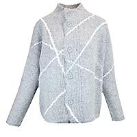 GILET KERRY ZIGZAG GRIS - Kokomarina