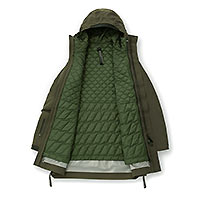 PARKA PLANCK DARK GREEN - Krakatau