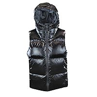 PUFFER VEST BLACK - Krakatau