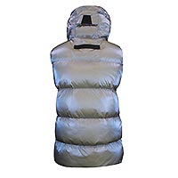 PUFFER VEST METAL SILVER - Krakatau