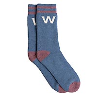 SOCKS WK COLLEGE NAVY - Wanakome