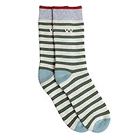 SOCKS WK STRIPE MILITARY - Wanakome