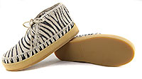 SHENJE CROCHET ZEBRA CREAM - Laidback London