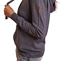 DOHA GILET ANTHRACITE - Les Petites Bombes