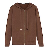 DOHA GILET CHOCOLAT - Les Petites Bombes