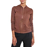 DOHA GILET CHOCOLAT - Les Petites Bombes
