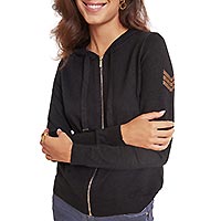 DOHA GILET NOIR - Les Petites Bombes