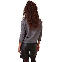 PULL ALYSON ANTHRA RAYURES - Les Petites Bombes