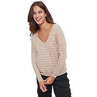 PULL ALYSON SABLE RAYURES - Les Petites Bombes