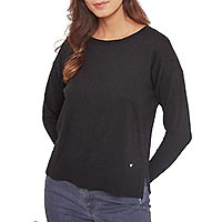 PULL GHALIA NOIR - Les Petites Bombes