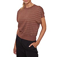 PULL JELILA CHOCO RAYURES - Les Petites Bombes