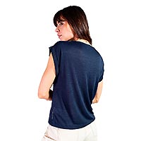 TEE SHIRT NEBIA MARINE - Les Petites Bombes