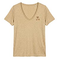 TSHIRT BRUNILDE BEIGE - Les Petites Bombes