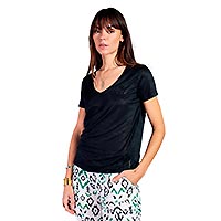 TSHIRT BRUNILDE NOIR - Les Petites Bombes