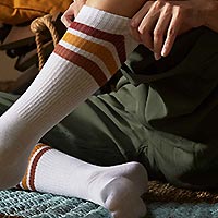 BOLT 2SOCKS BOX STRIPES - Lightning Bolt