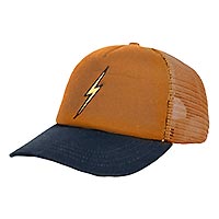 BOLT TRUCKER CAP BROWN - Lightning Bolt