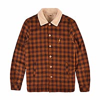 CLYDE JACKET RUST CHECK - Lightning Bolt