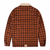 CLYDE JACKET RUST CHECK - Lightning Bolt