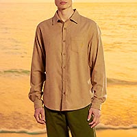 DEEP SEA SHIRT BROWN - Lightning Bolt