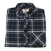 EASTWOOD FLANNEL SHIRT BLACK - Lightning Bolt