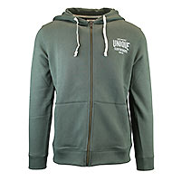 HOODY ZIP BOLT GREEN - Lightning Bolt