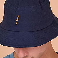 LB BUCKET HAT BLUE NAVY - Lightning Bolt