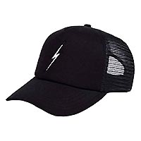 LB TRUCKER CAP BLACK - Lightning Bolt