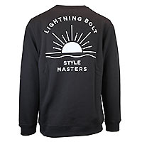 MASTERS CREW SWEATSHIRT GREY - Lightning Bolt