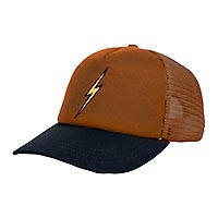 TRUCKER CAP BROWN BOLT - Lightning Bolt