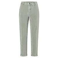 CHINO TURN UP GREENY CORDUROY - MAC