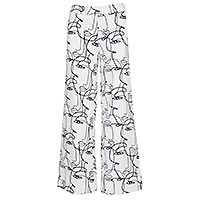 FAYE GRAPHIC WHITE BLACK - MAC