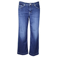 RICH WIDE LEGS BLUE DENIM - MAC