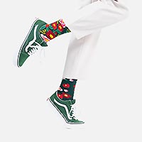 SOCKS FLOWER POWER GREEN - Many Mornings