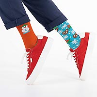 SOCKS SNOW MUCH FUN - Many Mornings