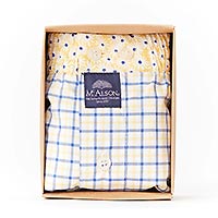 MCALSON BLUE YELLOW CHECKS - McAlson