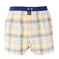 MCALSON CHECKS BLUE YELLOW - McAlson