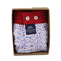 MCALSON DAISIES BLUE RED - McAlson