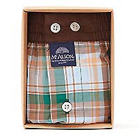 MCALSON GINGHAM BROWN - McAlson