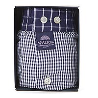 MCALSON GINGHAM NAVY BLUE - McAlson