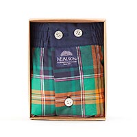 MCALSON MADRAS VERT ORANGE - McAlson