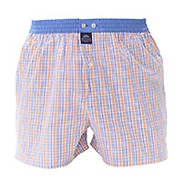 MCALSON MINICHECKS BLUE ORANGE - McAlson
