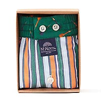 MCALSON STRIPED ORANGE  GREEN - McAlson