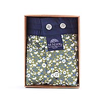 MC ALSON GREEN WHITE FLOWERS - McAlson