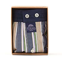 MC ALSON RAYURES MARRON VERT - McAlson